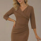 Adley Asymmetric Draped Dress