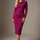 Cassidy Cowl Neck Pencil Dress 