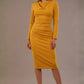 Cassidy Cowl Neck Pencil Dress 