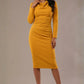 Cassidy Cowl Neck Pencil Dress 