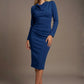 Cassidy Cowl Neck Pencil Dress 