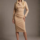 Cassidy Cowl Neck Pencil Dress 