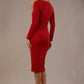 Cassidy Cowl Neck Pencil Dress 