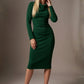 Cassidy Cowl Neck Pencil Dress 