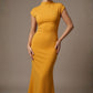 Kaden High Neck Midaxi Dress 