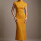 Kaden High Neck Midaxi Dress 