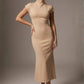 Kaden High Neck Midaxi Dress 