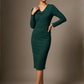 Heidi Sculpted Long Sleeve Pencil Dress