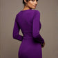 Heidi Sculpted Long Sleeve Pencil Dress