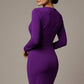 Heidi Sculpted Long Sleeve Pencil Dress