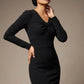 Heidi Sculpted Long Sleeve Pencil Dress