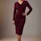 Heidi Sculpted Long Sleeve Pencil Dress