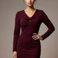 Heidi Sculpted Long Sleeve Pencil Dress