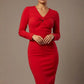 Heidi Sculpted Long Sleeve Pencil Dress