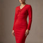 Heidi Sculpted Long Sleeve Pencil Dress
