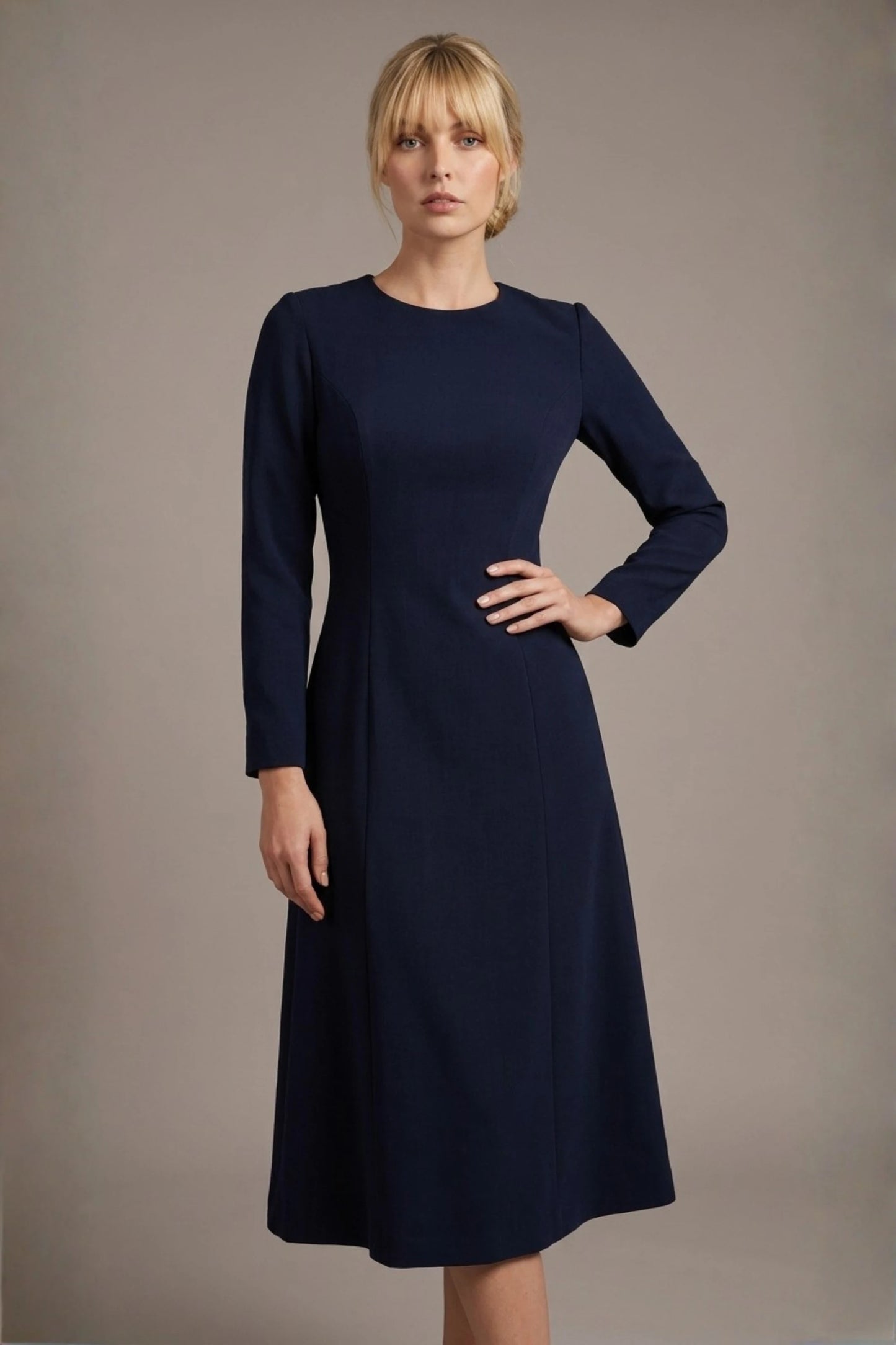 Turner Long Sleeve A-Line Dress