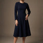 Turner Long Sleeve A-Line Dress