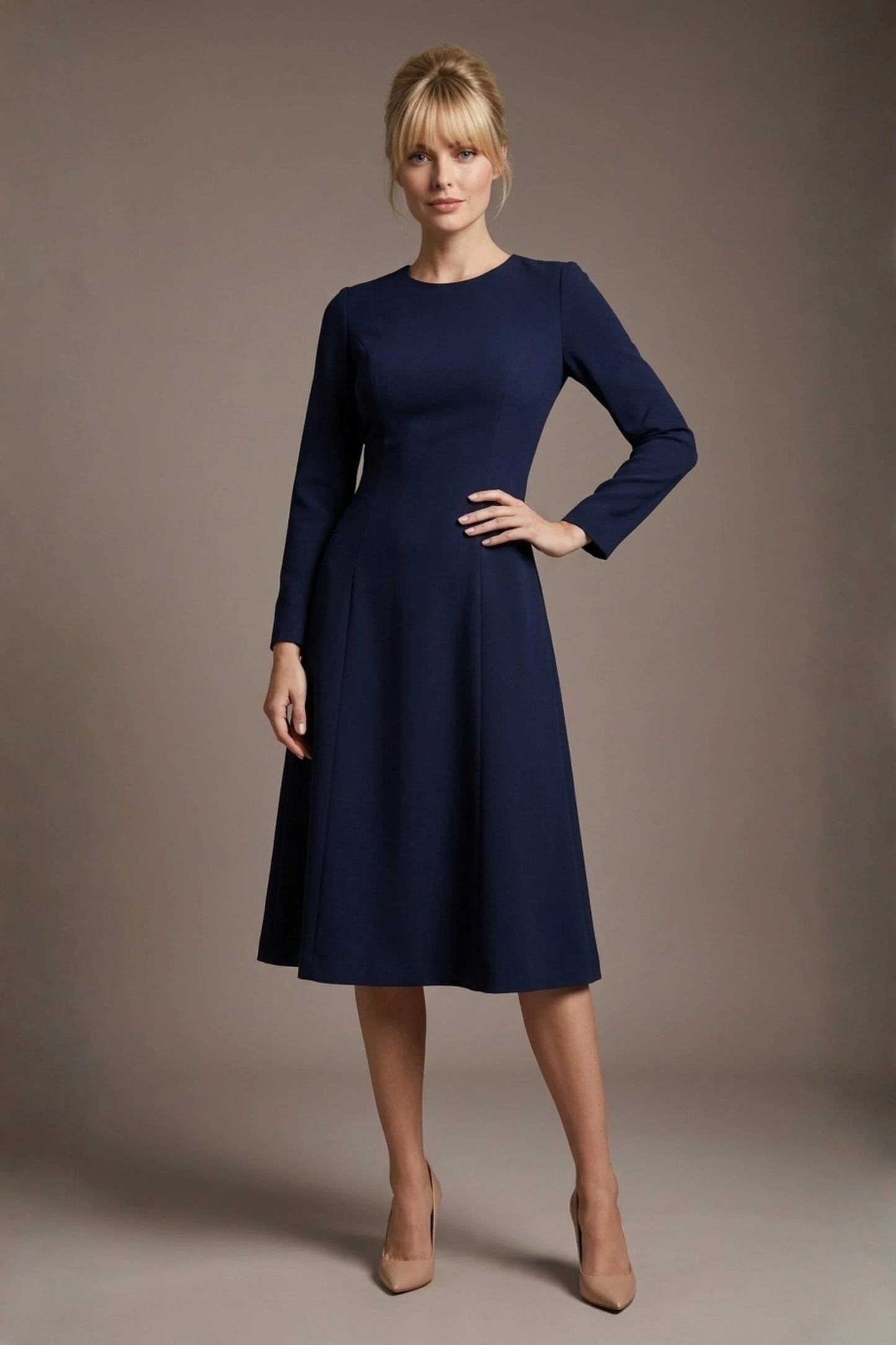 Turner Long Sleeve A-Line Dress