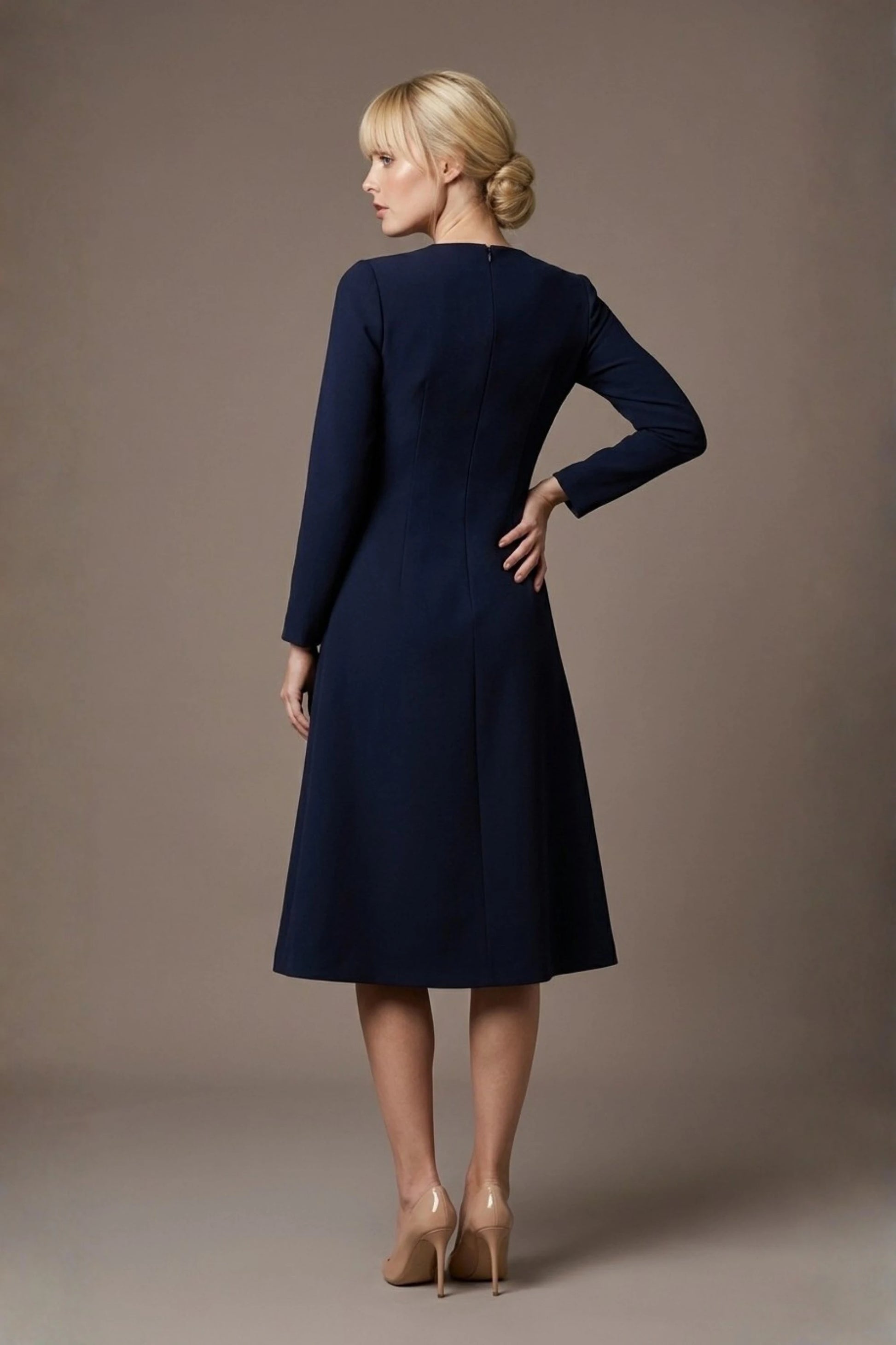 Turner Long Sleeve A-Line Dress