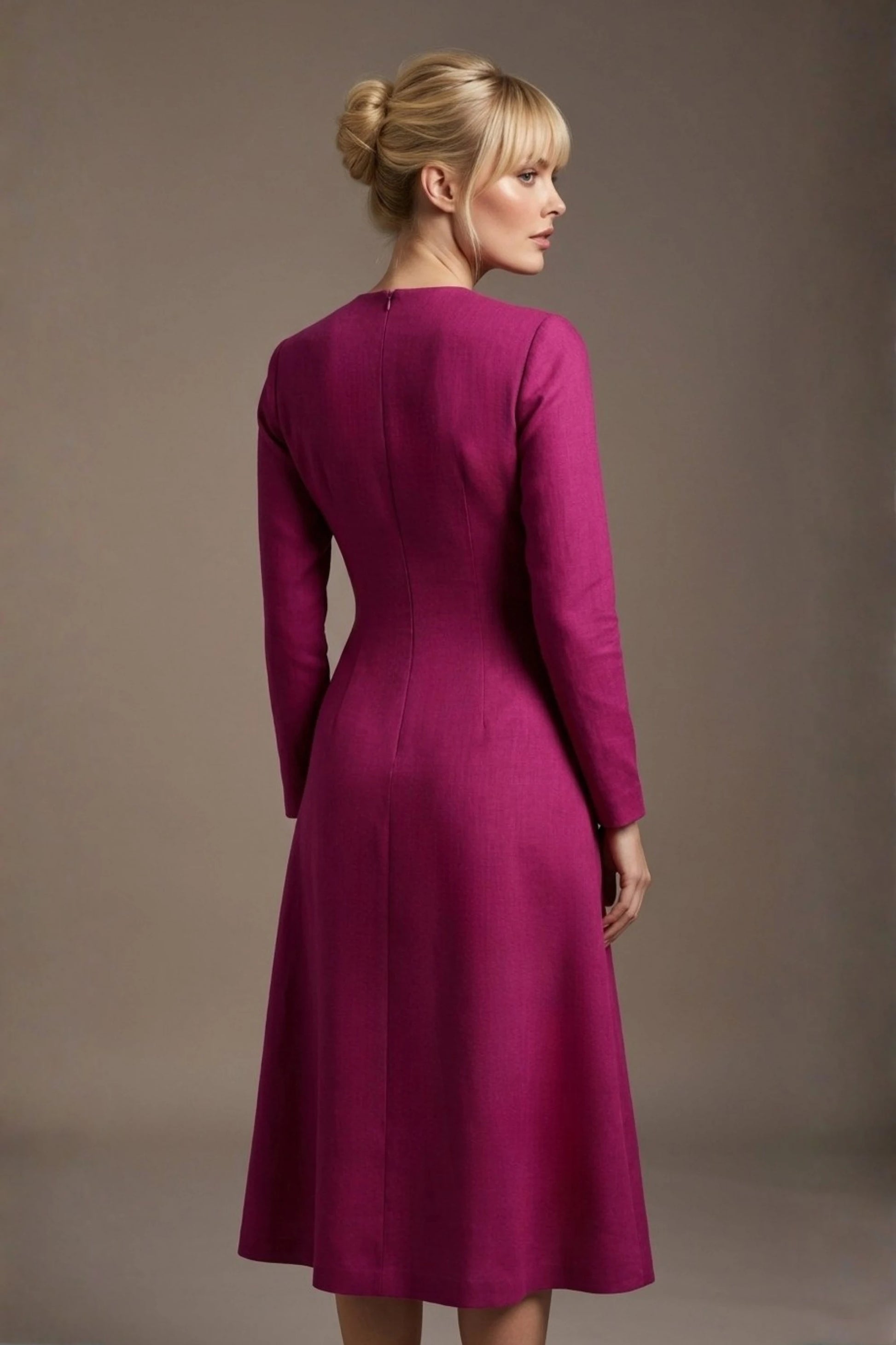 Turner Long Sleeve A-Line Dress