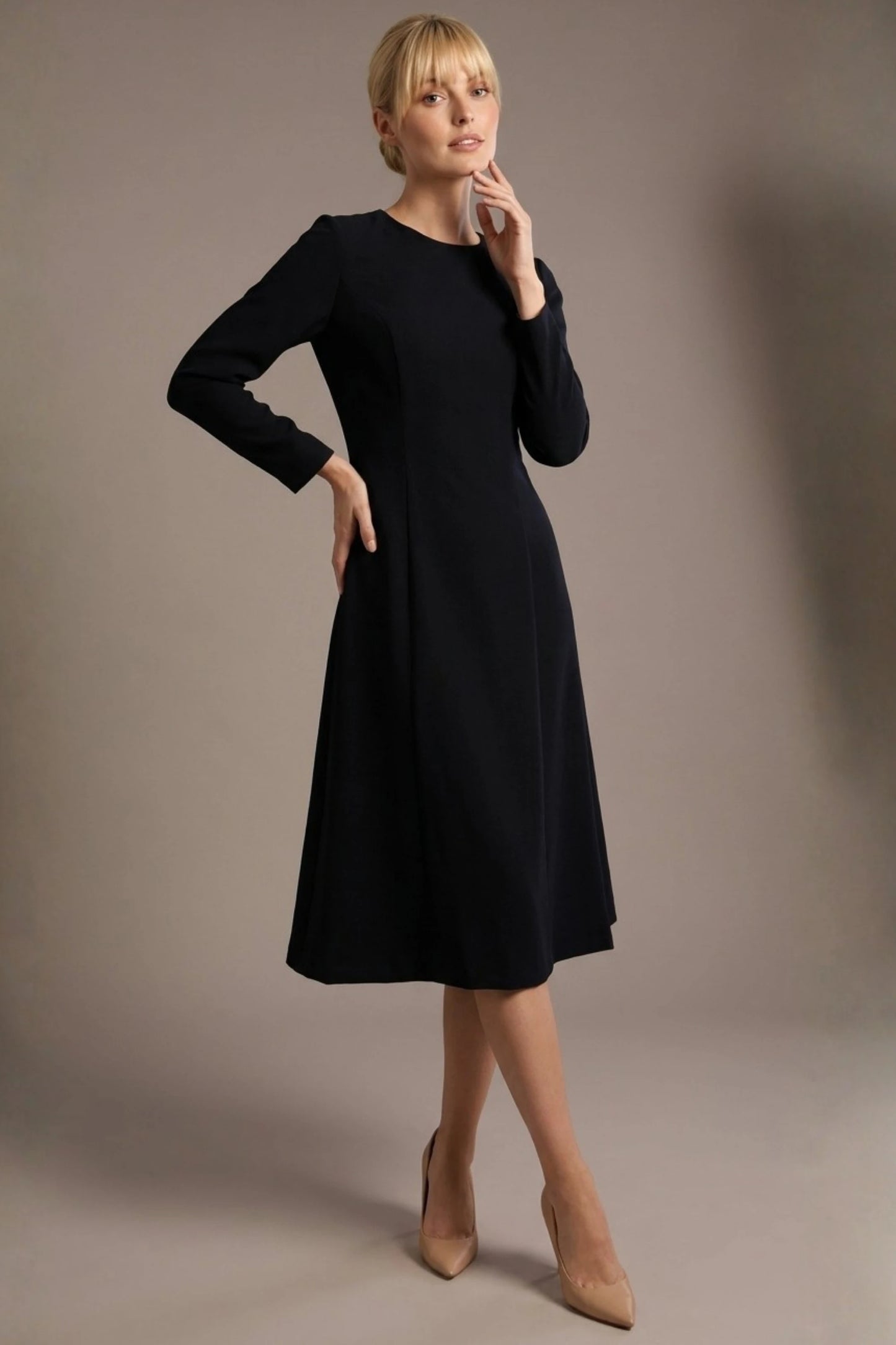 Turner Long Sleeve A-Line Dress