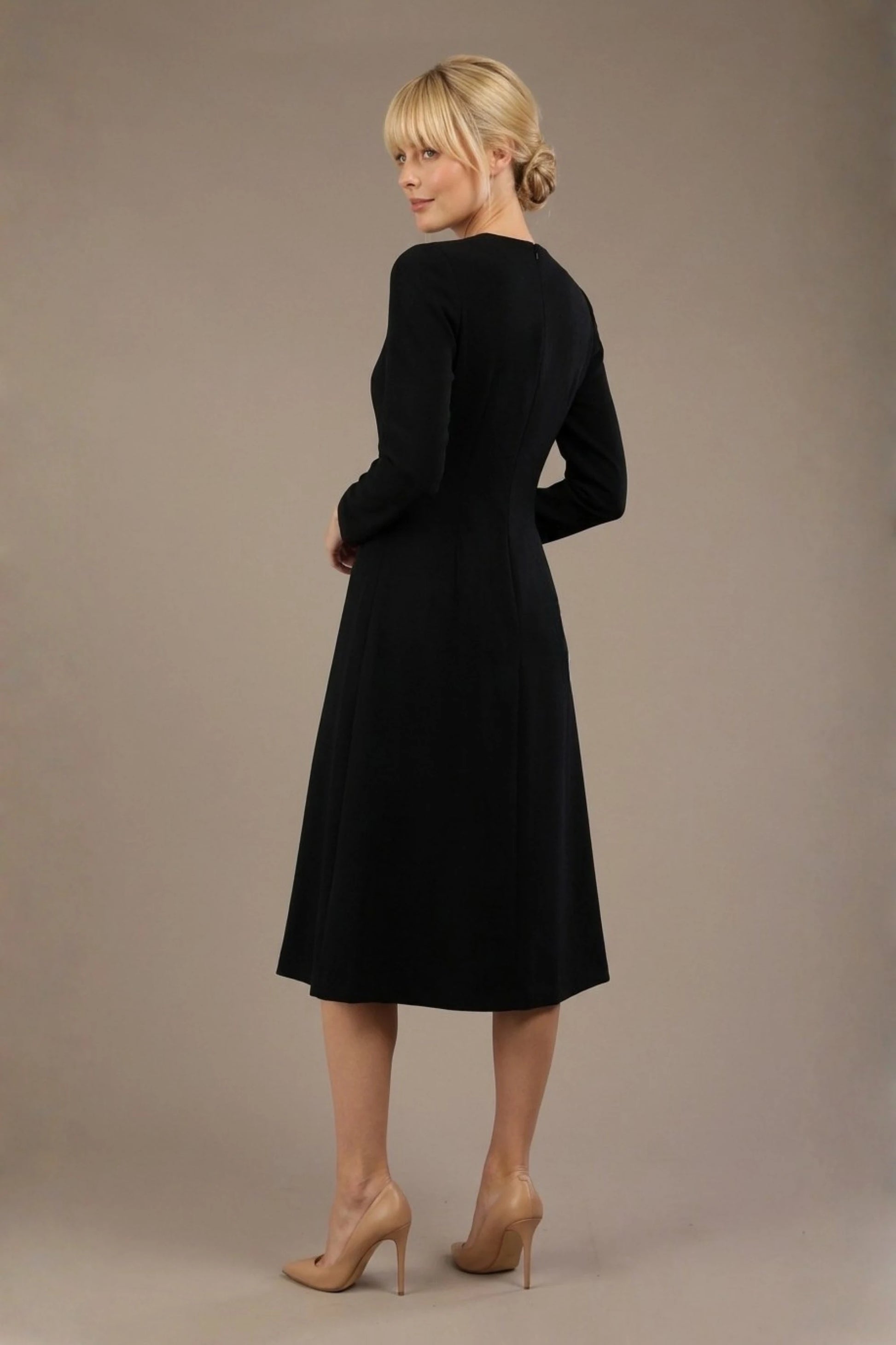 Turner Long Sleeve A-Line Dress