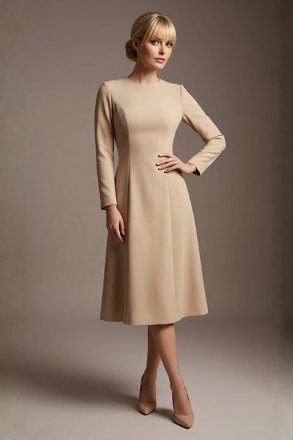Turner Long Sleeve A-Line Dress