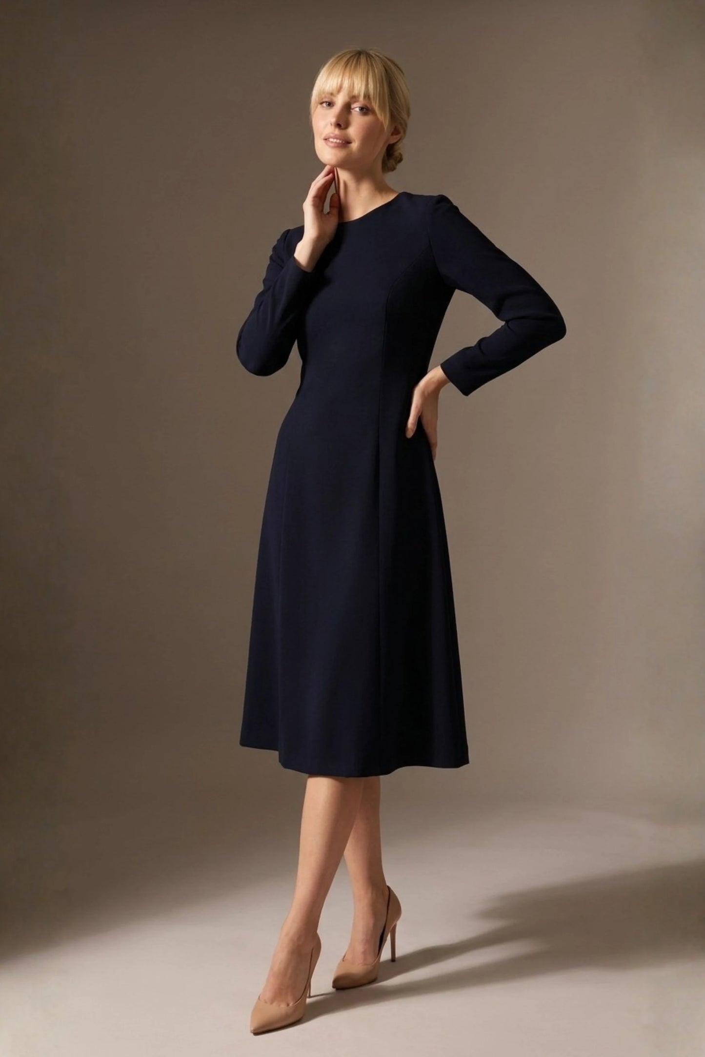 Turner Long Sleeve A-Line Dress