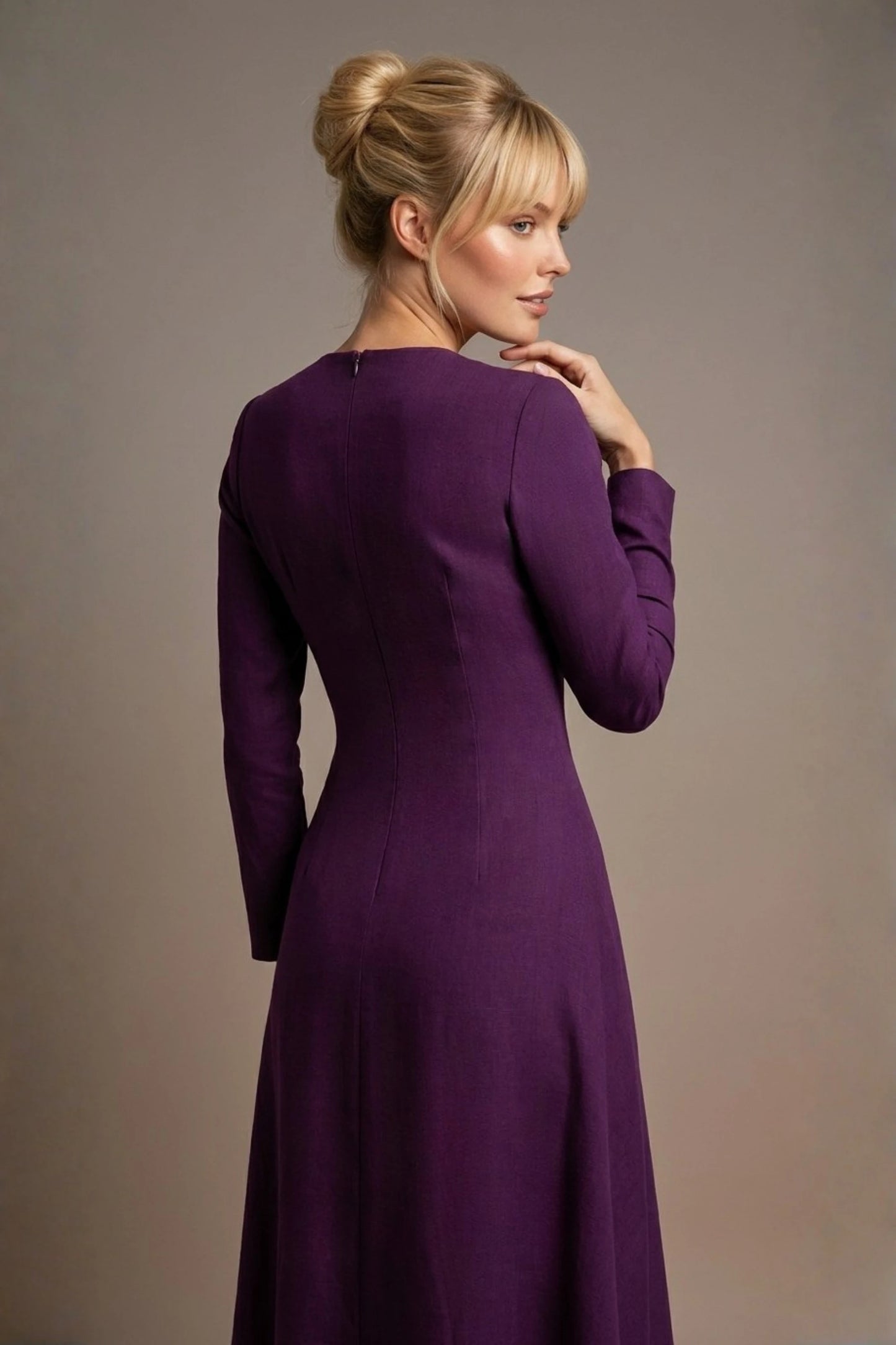 Turner Long Sleeve A-Line Dress