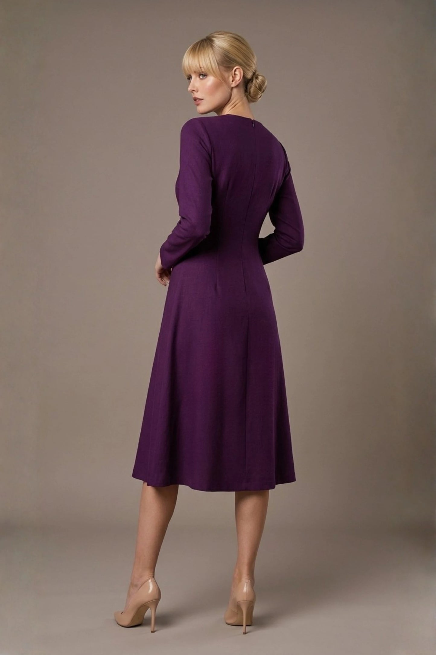 Turner Long Sleeve A-Line Dress