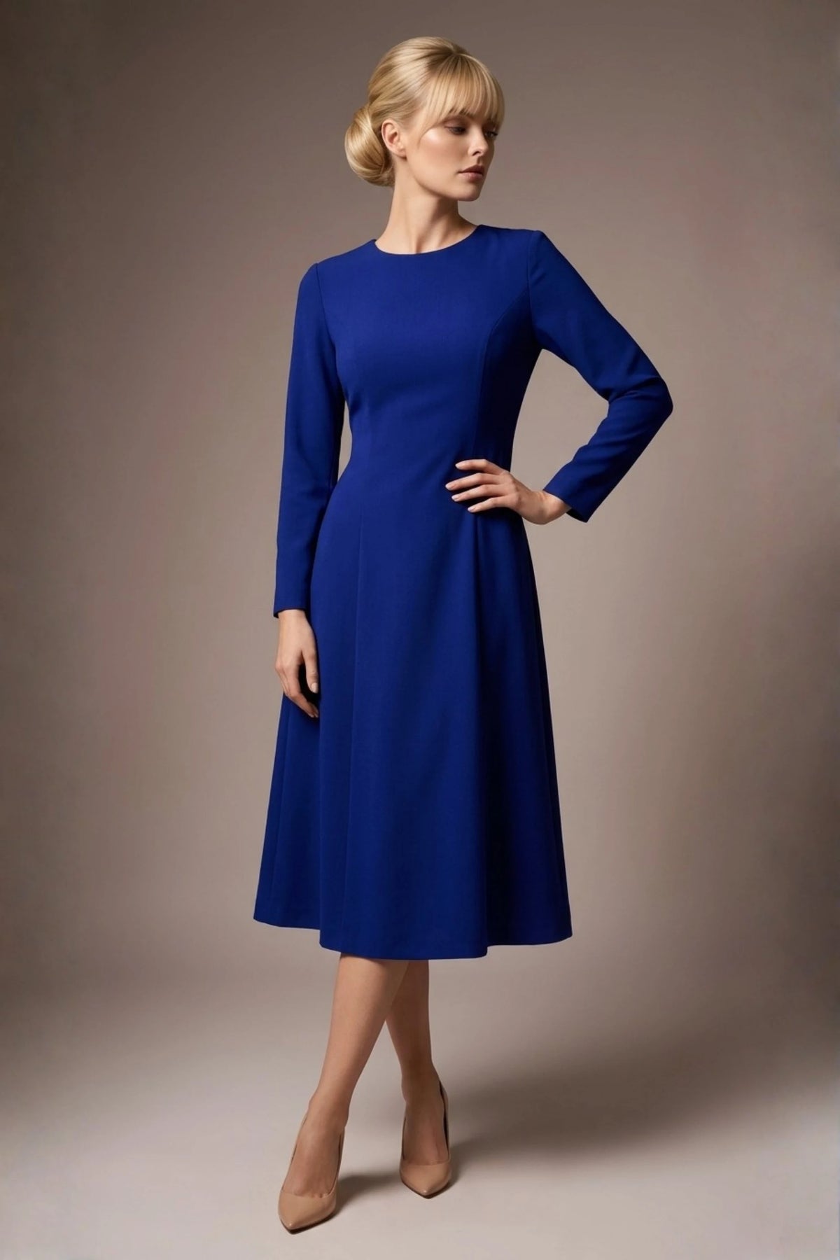 Turner Long Sleeve A-Line Dress