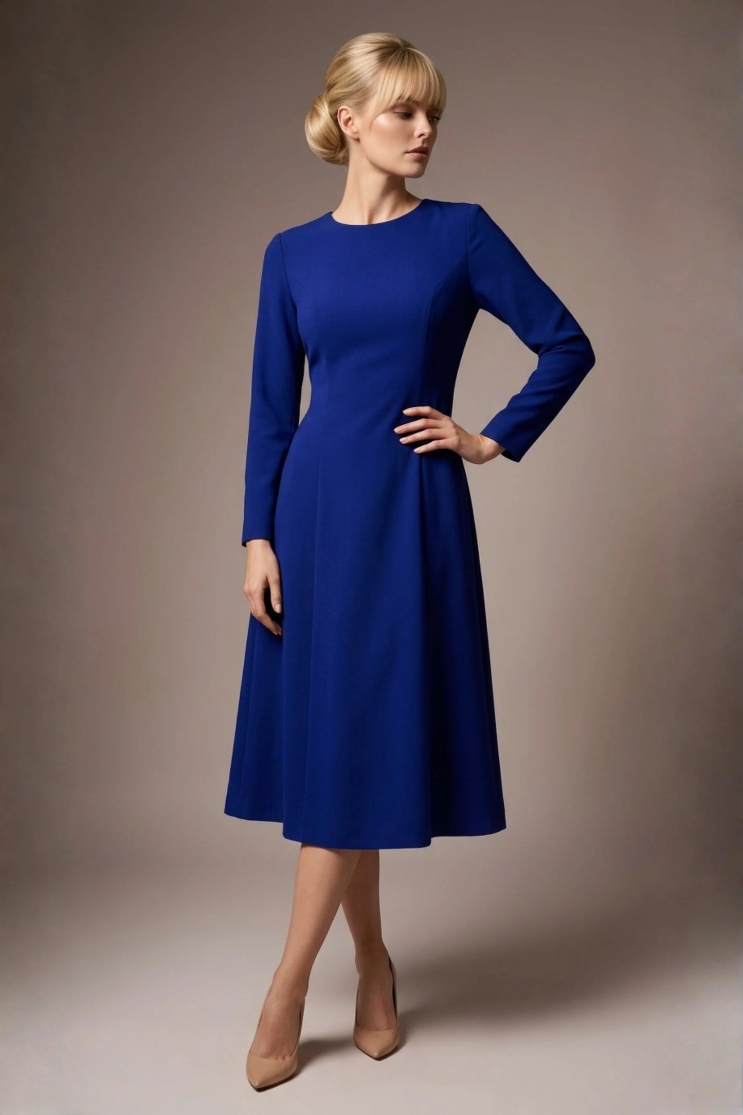 Turner Long Sleeve A-Line Dress