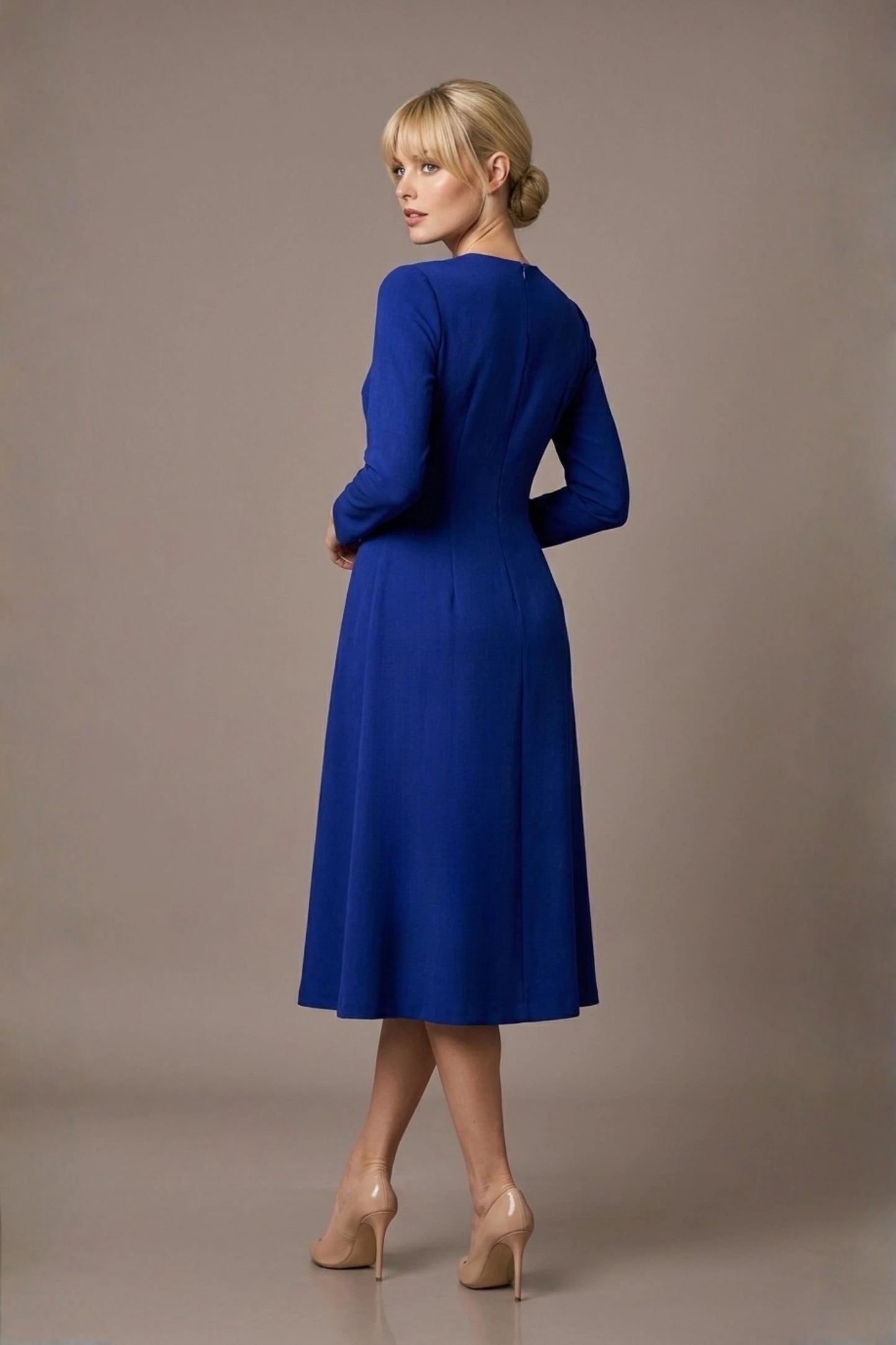 Turner Long Sleeve A-Line Dress