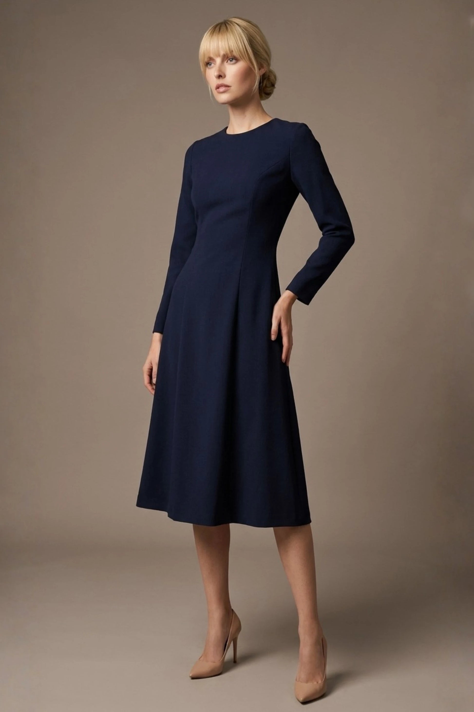 Turner Long Sleeve A-Line Dress