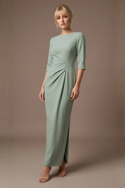 Havana Boat Neck Maxi Dress