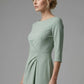 Havana Boat Neck Maxi Dress