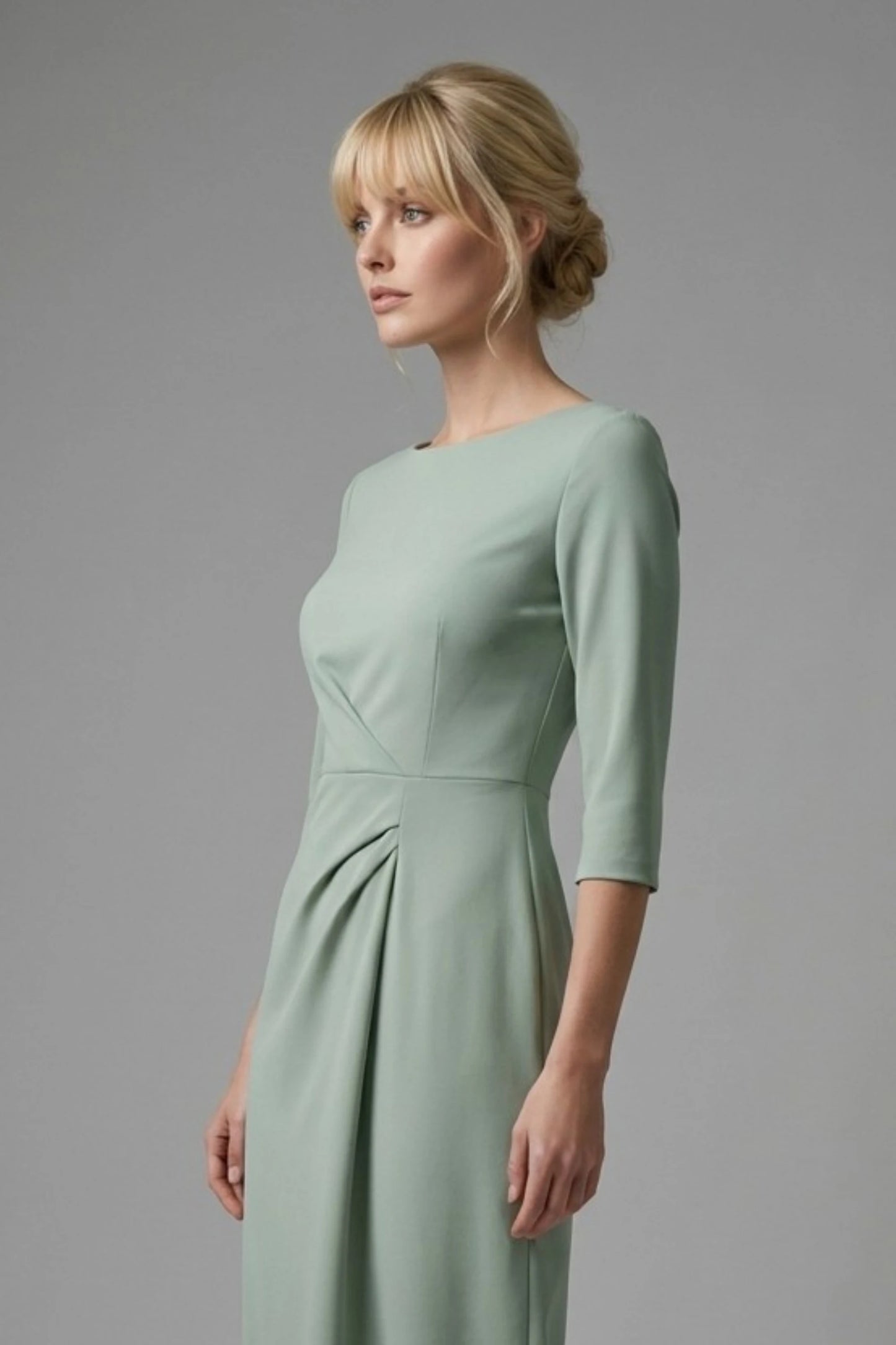 Havana Boat Neck Maxi Dress