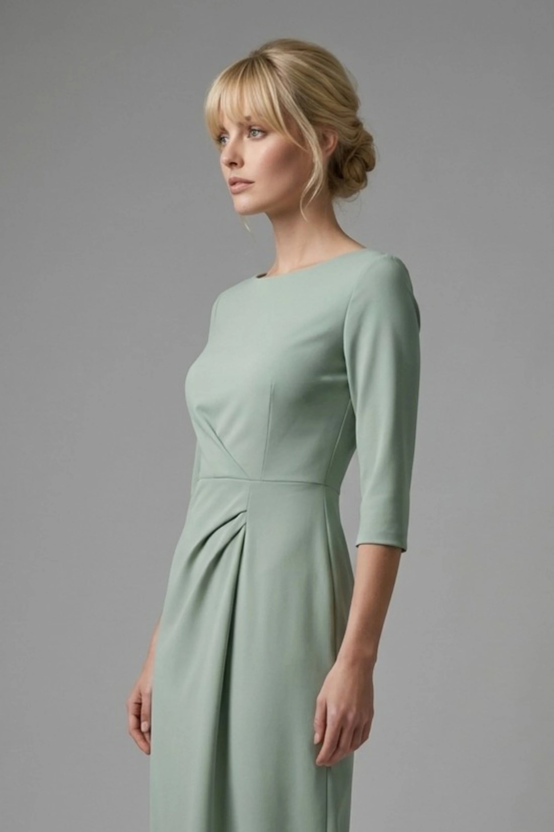 Havana Boat Neck Maxi Dress