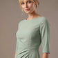 Havana Boat Neck Maxi Dress