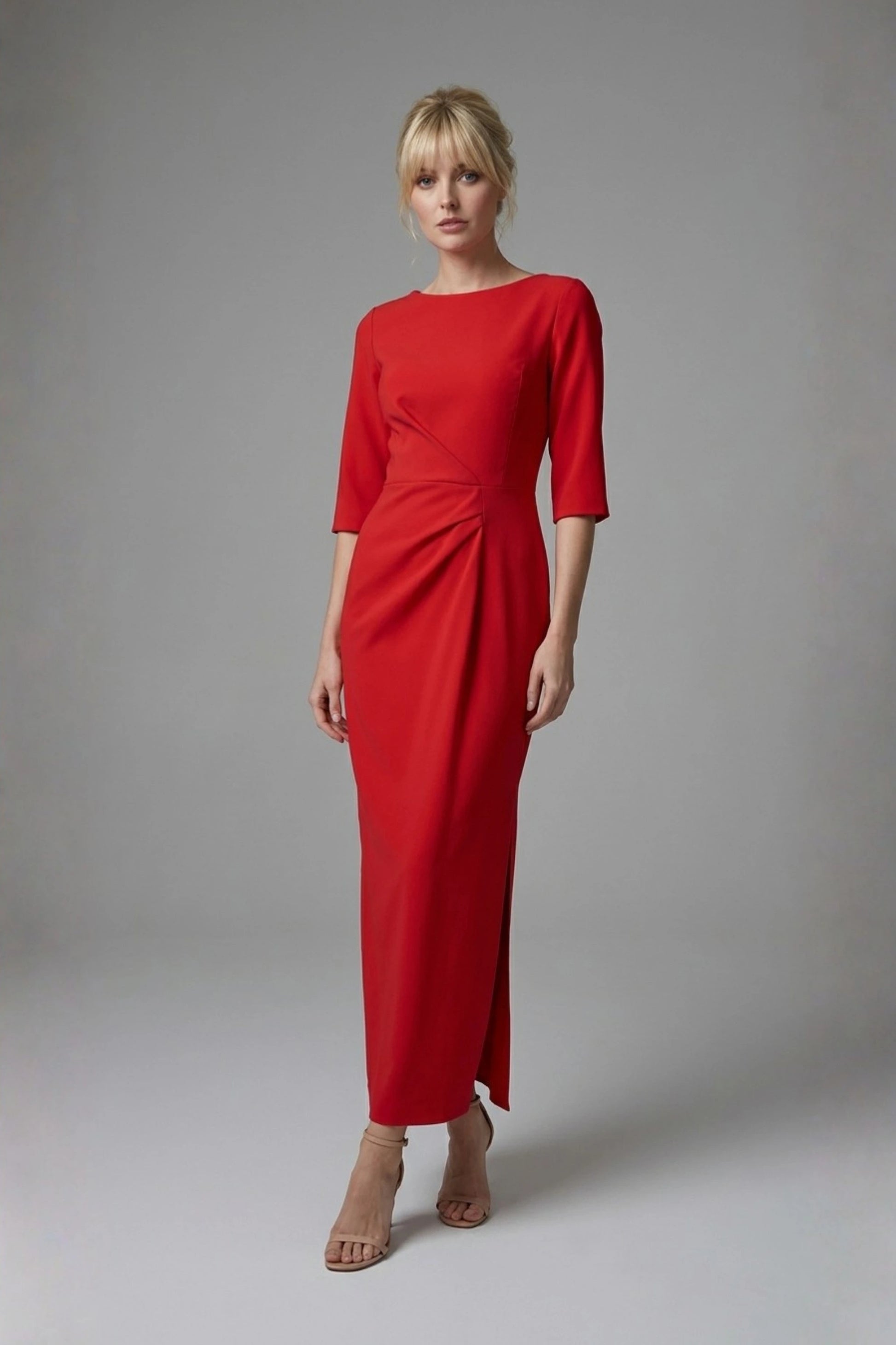 Havana Boat Neck Maxi Dress