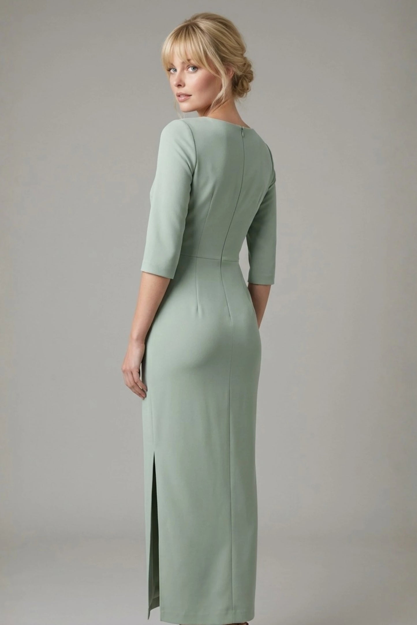Havana Boat Neck Maxi Dress