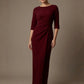 Havana Boat Neck Maxi Dress