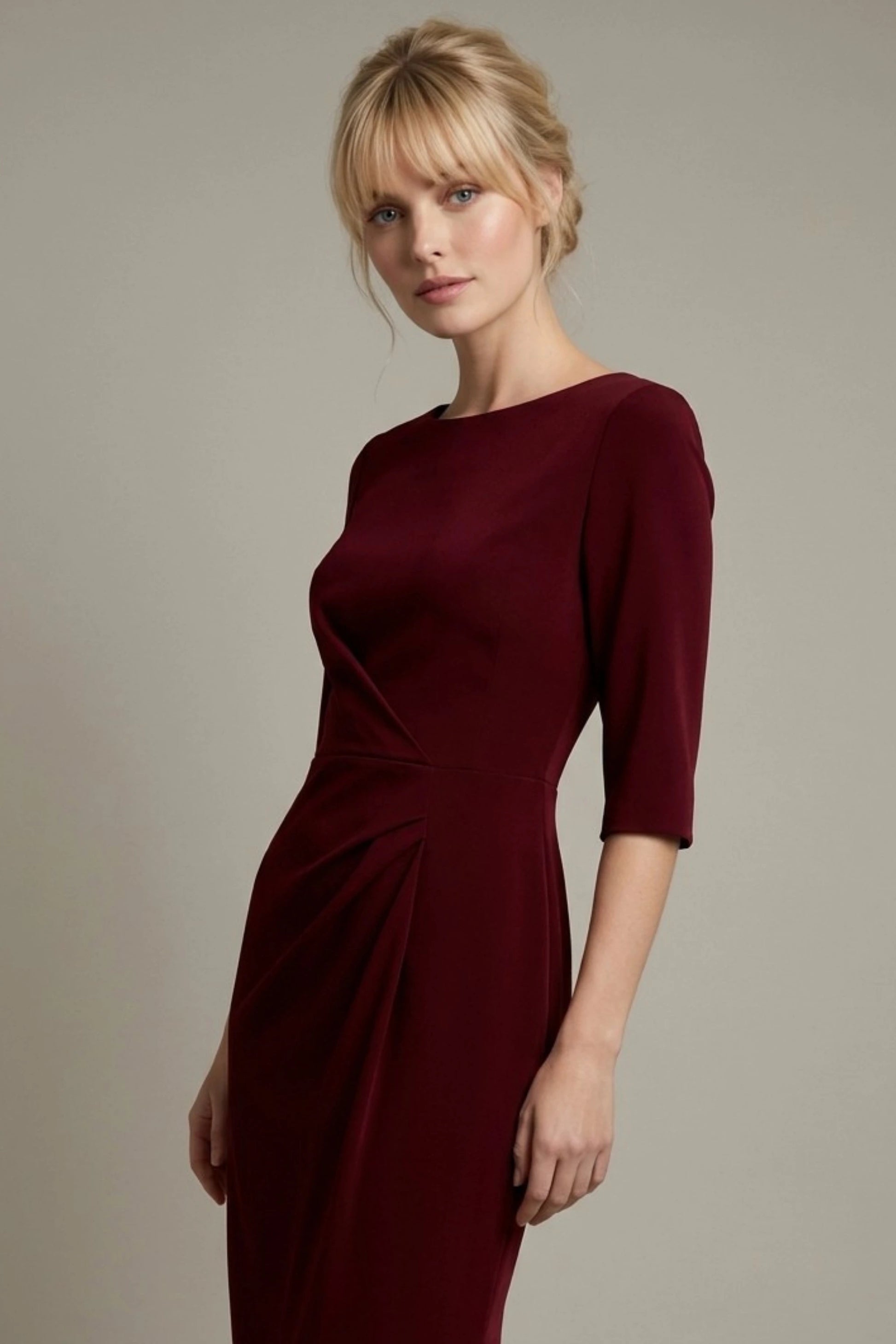 Havana Boat Neck Maxi Dress