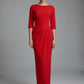 Havana Boat Neck Maxi Dress