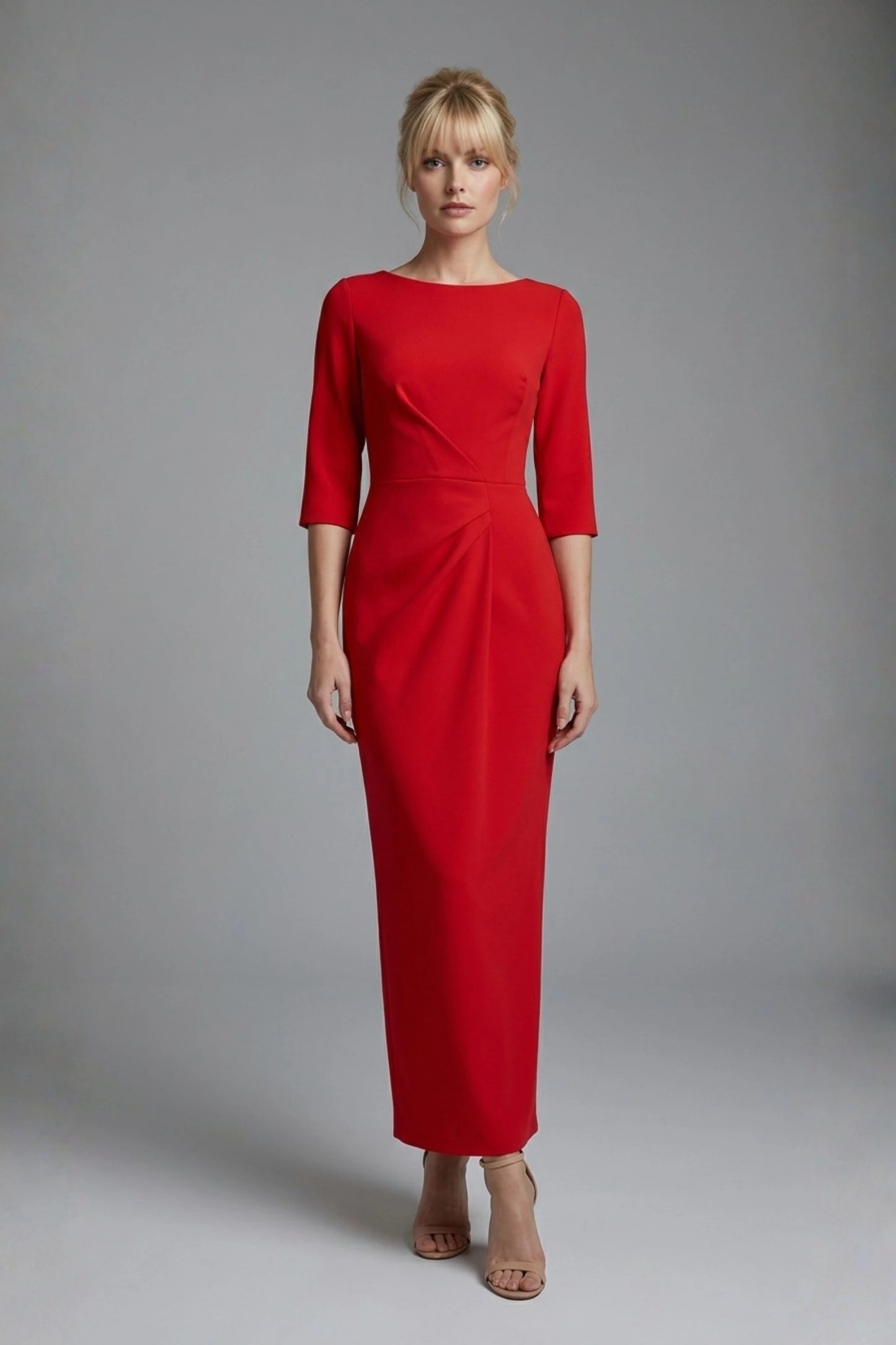 Havana Boat Neck Maxi Dress