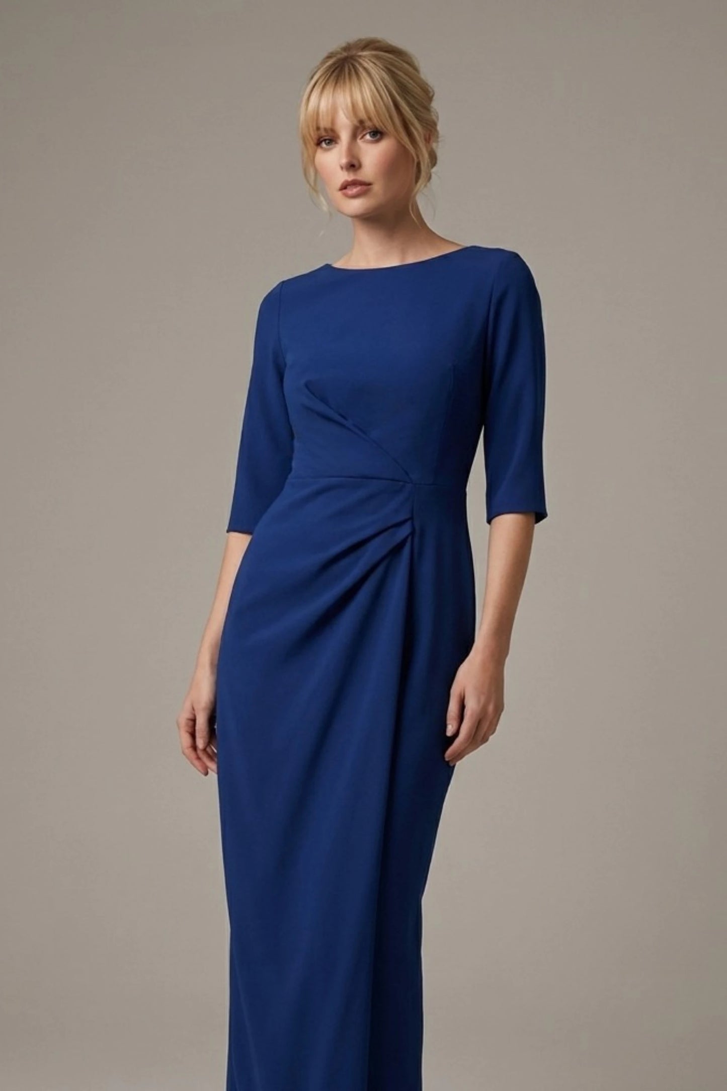 Havana Boat Neck Maxi Dress