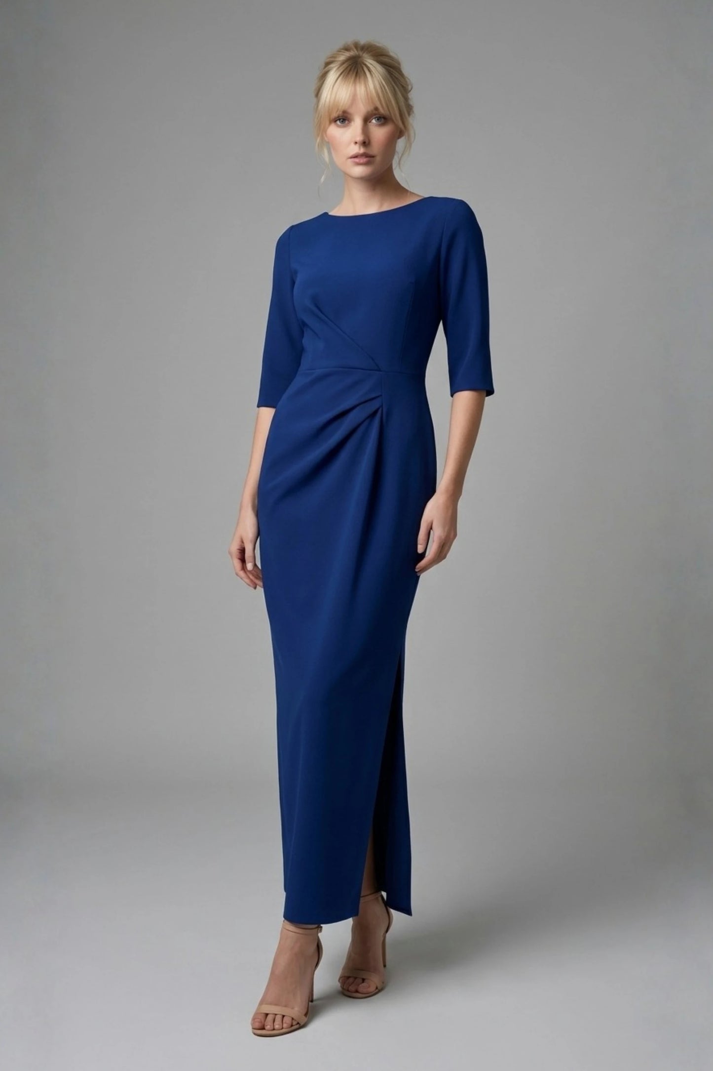 Havana Boat Neck Maxi Dress