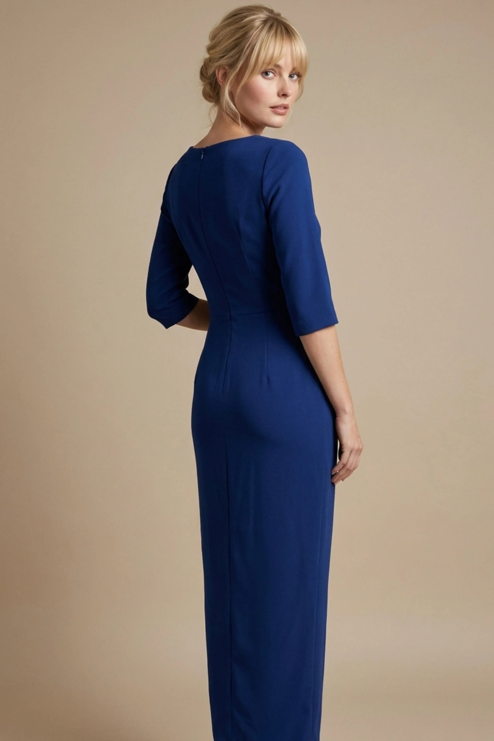 Havana Boat Neck Maxi Dress