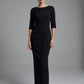 Havana Boat Neck Maxi Dress