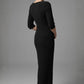 Havana Boat Neck Maxi Dress